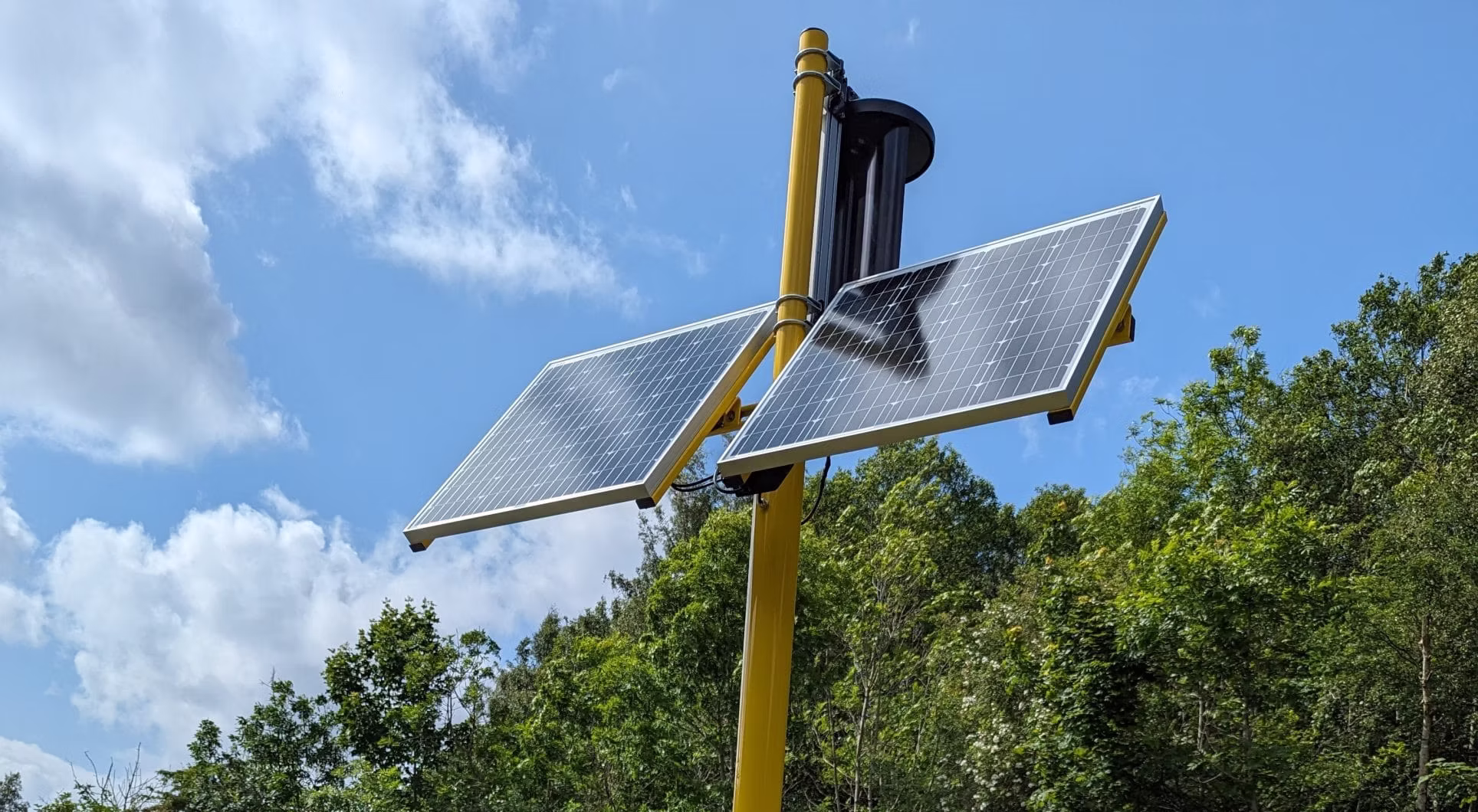 Wind-powered Defibrillator Station
