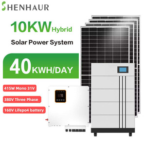 SHENHAUR Off Grid 5kw 10kw Waterproof Hybrid Solar Cabinet System