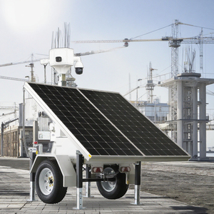 Mobile Solar Trailer With Camera Solar Trailer