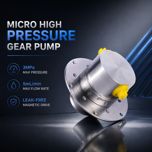 Micro Metering Gear Pump for Methanol Reforming and Fuel Cell Power 3.0MPa High Pressure Magnetically Coupled Drive Pump 24V